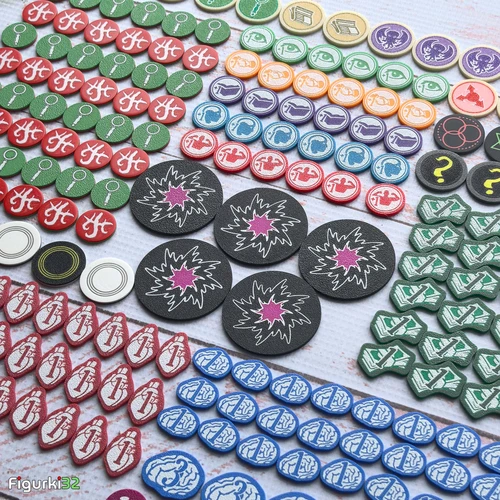 Пластиковые жетоны для игры Ужас Аркхэма - Базовый комплект