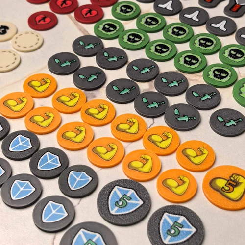 Slay the Spire - пластиковые жетоны